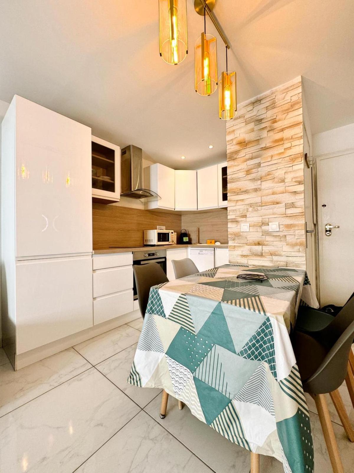 Villa D'Este - Apt 4 Prs - Clim - 300M Plage - Piscine-Parking En Option Жуан-ле-Пен Экстерьер фото